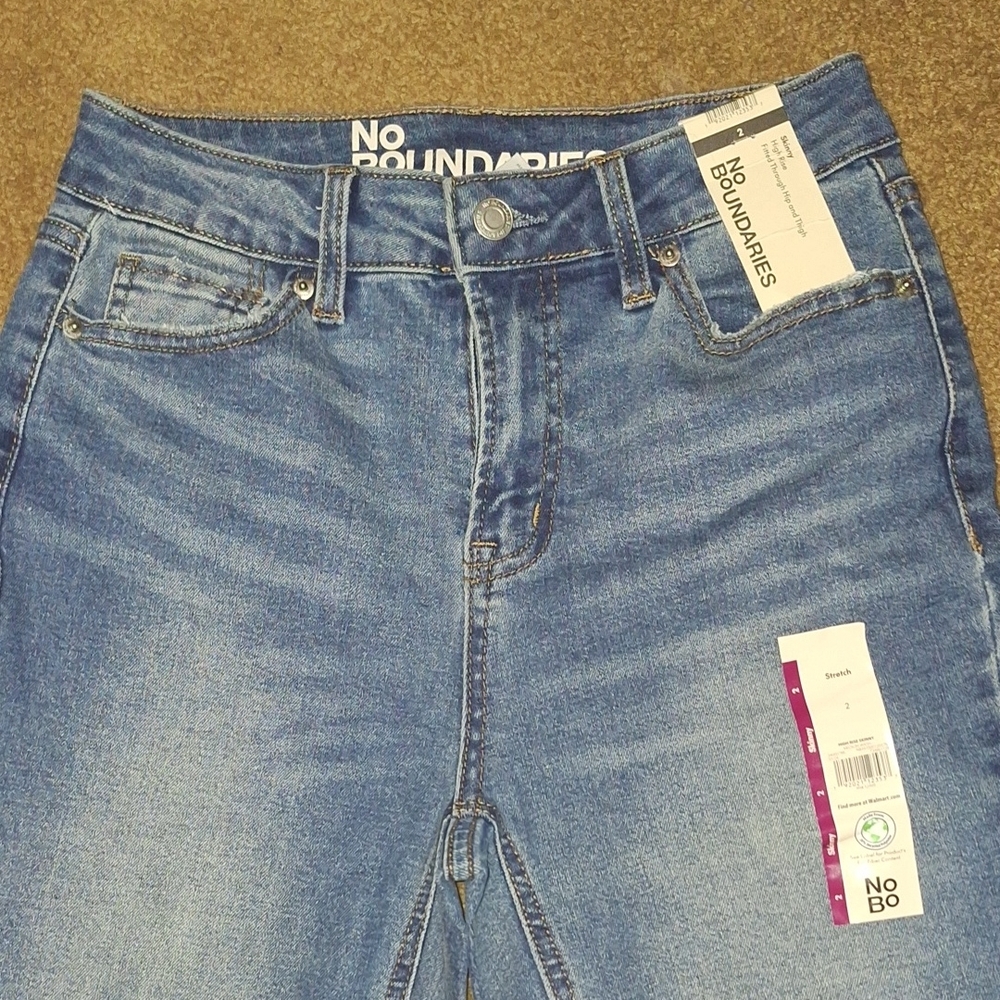 No Boundaries Women's Blue Jeans